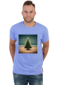 Christmas tree on the beach