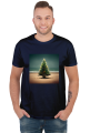 Christmas tree on the beach