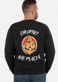 Bluza Męska Klasyczna z nadrukiem "Chłopaki nie płaczą"