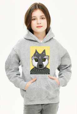 Bluza z zimowym wilczkiem