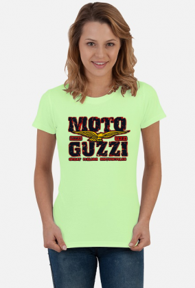 Moto Guzzi Great Italian Bikes T-Shirtwoman