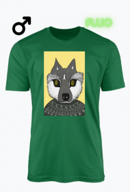 Koszulka z wilkiem zimowym