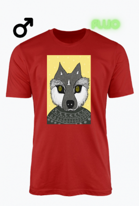 Koszulka z wilkiem zimowym