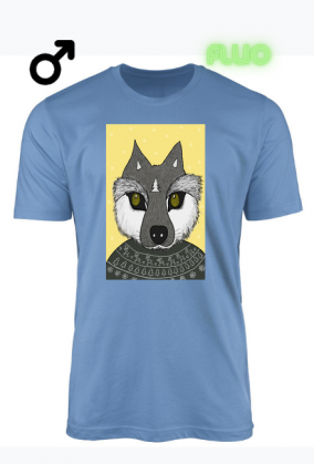 Koszulka z wilkiem zimowym