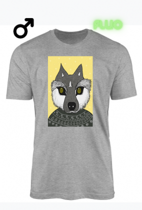 Koszulka z wilkiem zimowym