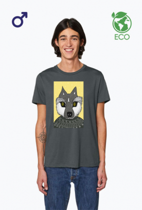 Koszulka z wilkiem zimowym