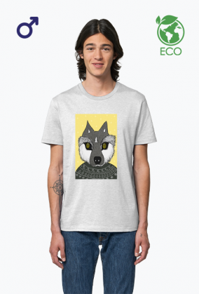 Koszulka z wilkiem zimowym