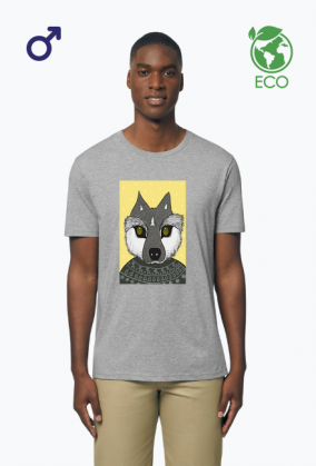 Koszulka z wilkiem zimowym