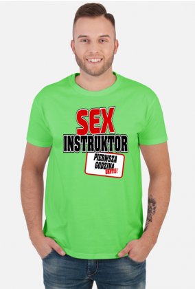 Sex instruktor (koszulka męska) gp