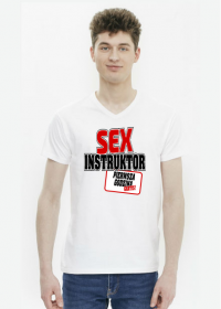 Sex instruktor (koszulka męska v-neck) gp