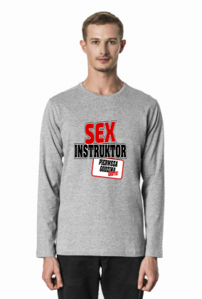 Sex instruktor (koszulka męska długi rękaw) gp