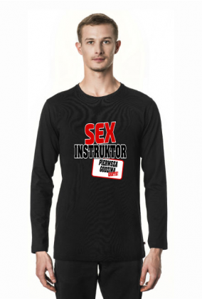 Sex instruktor (koszulka męska długi rękaw) gp