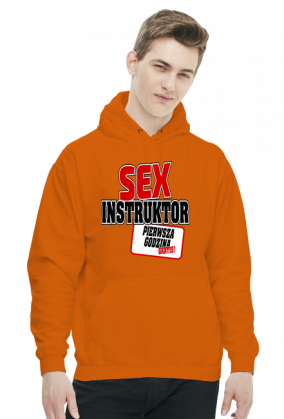 Sex instruktor (bluza męska kaptur) gp