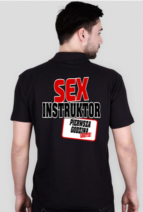 Sex instruktor (koszulka polo męska) gt