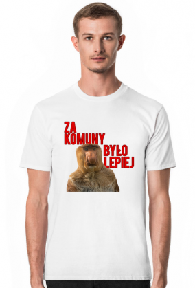 Śmieszna koszulka janusz nosacz za komuny było lepiej