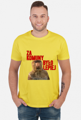 Śmieszna koszulka janusz nosacz za komuny było lepiej