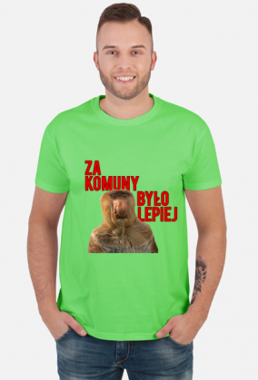 Śmieszna koszulka janusz nosacz za komuny było lepiej