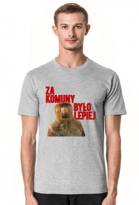 Śmieszna koszulka janusz nosacz za komuny było lepiej