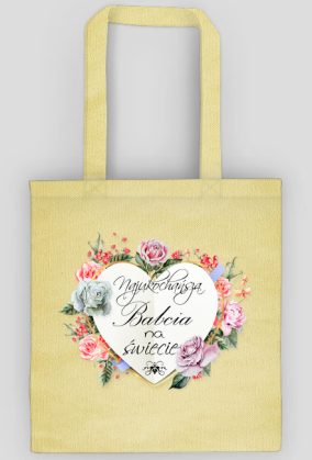 Eko torba na zakupy dzień babci