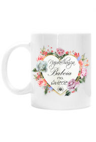 Kubek dzień babci najukochańsza babcia na świecie