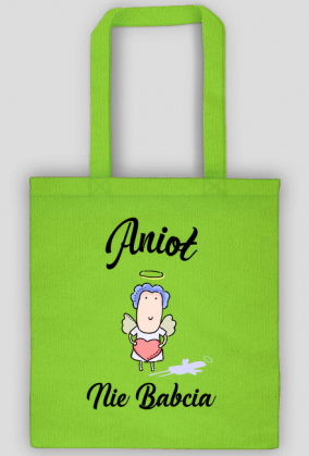 Eko torba na zakupy dzień babci Anioł nie babcia