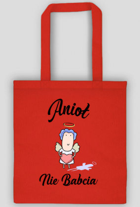 Eko torba na zakupy dzień babci Anioł nie babcia