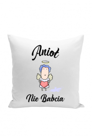 Poduszka jasiek prezent dzień babci Anioł nie babcia