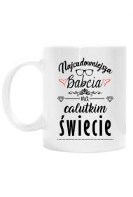 Kubek prezent dzień babci Najcudowniejsza babcia