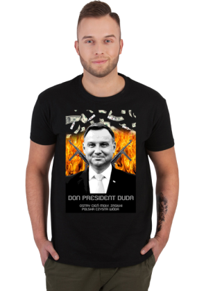 Koszulka Don president Duda Andrzej ostry cień mgły