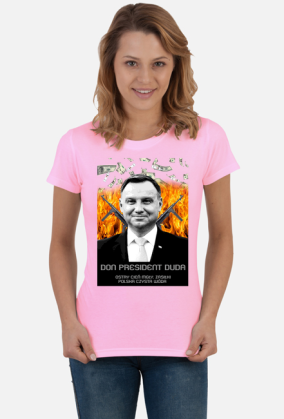 Koszulka Don president Duda Andrzej ostry cień mgły
