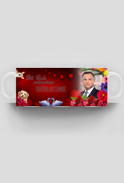 Kubek śmieszny prezent walentynki Andrzej Duda prezydent