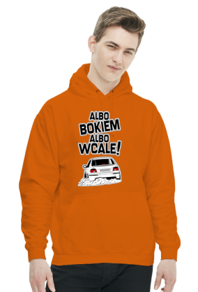 E39 bokiem (bluza męska kaptur) gp