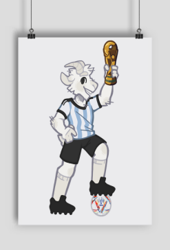 Plakat Messi G.O.A.T