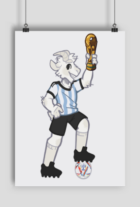 Plakat Messi G.O.A.T