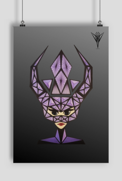 Plakat "Pretty9.0" 84x59cm.