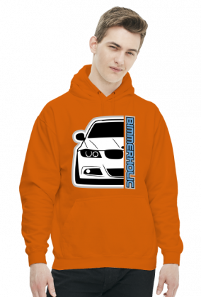 Bimmerholic E90 front (bluza męska kaptur)