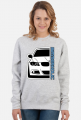 Bimmerholic E90 front (bluza damska klasyczna)
