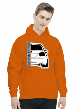 Bimmerholic E90 rear (bluza męska kaptur)