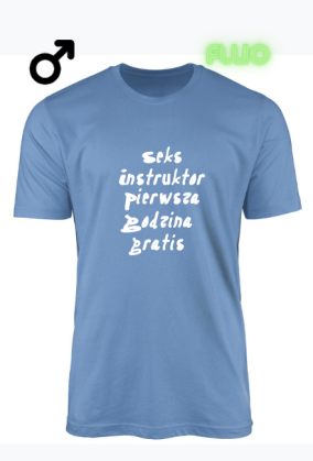 Koszulka seks instruktor