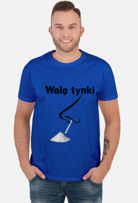 T-shirt walę tynki/walentynki