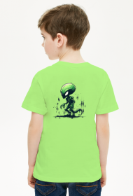 Green Alien - Koszulka Dziecięcia Unisex