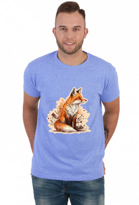 Fox Art - Koszulka Męska