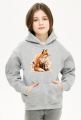 Fox Art - Bluza Dziecięca z Kapturem Unisex