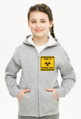 Covid -19 Patient zero bluza kaptur zip girl