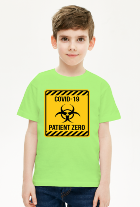 Covid -19 Patient zero t-shirt boy