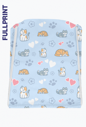 Koci wzorek - torbo-plecak