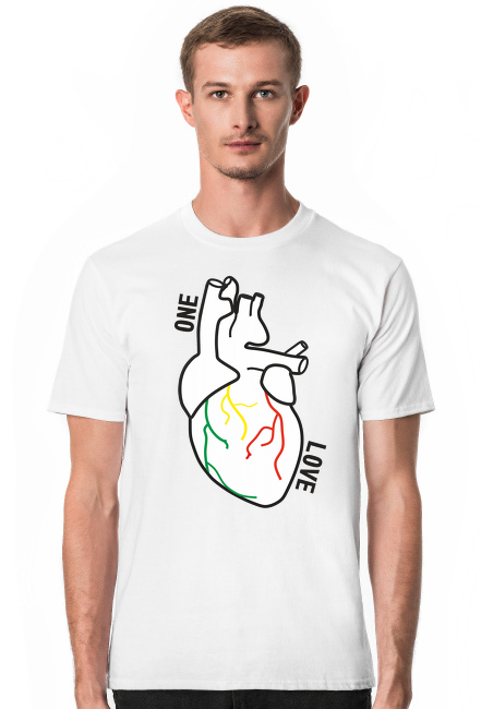 T-SHIRT - SERCE ONE LOVE