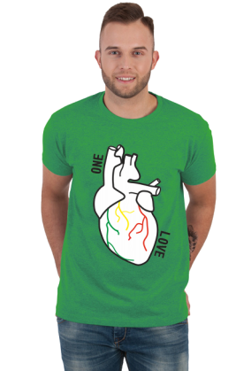 T-SHIRT - SERCE ONE LOVE