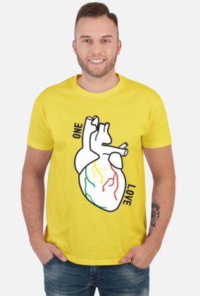 T-SHIRT - SERCE ONE LOVE
