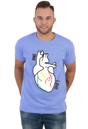T-SHIRT - SERCE ONE LOVE